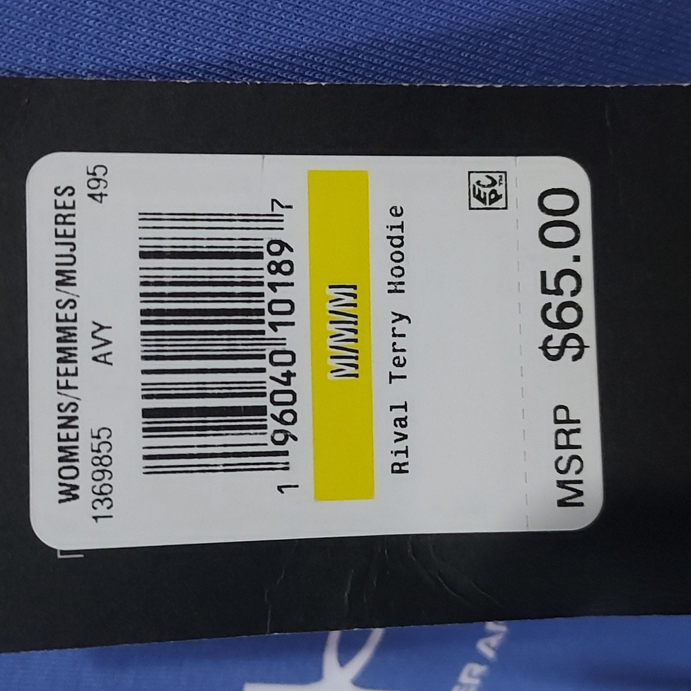 Blue Under Armour Hoody size Medium - Picture 4 of 4